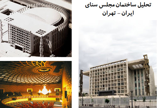 پاورپوینت تحلیل ساختمان مجلس سنای ایران در تهران