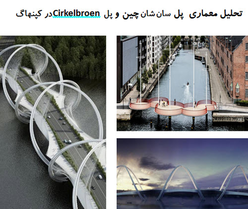 پاورپوینت تحلیل معماری پل سان شان چین و پل Cirkelbroen در کپنهاگ