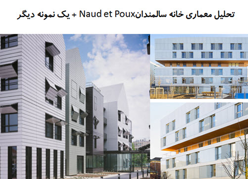 پاورپوینت تحلیل معماری خانه سالمندان Naud et Poux + خانه مراقبت مسکونی zündel cristea