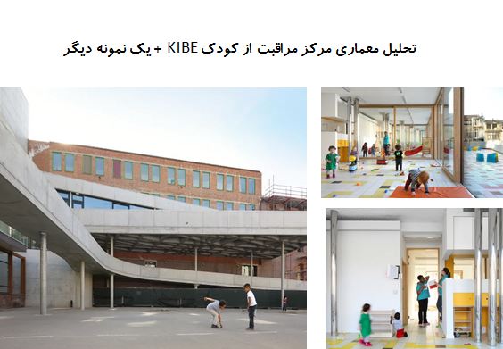 پاورپوینت تحلیل معماری مرکز مراقبت از کودک KIBE + یک نمونه دیگر