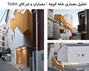 پاورپوینت تحلیل معماری خانه کوچه اثر معماران و شرکای Todot