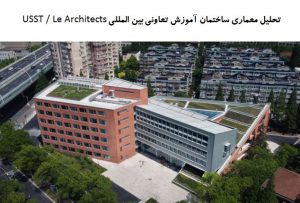 پاورپوینت تحلیل معماری ساختمان آموزش تعاونی بین المللی USST