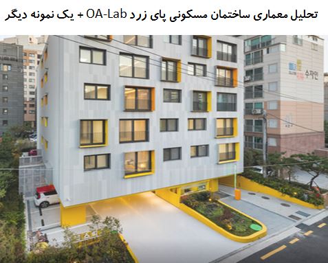 پاورپوینت تحلیل معماری ساختمان مسکونی پای زرد OA-Lab + اقامتگاه در آرهوس